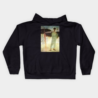 The Guardian of Paradise, 1889 by Franz Stuck Kids Hoodie